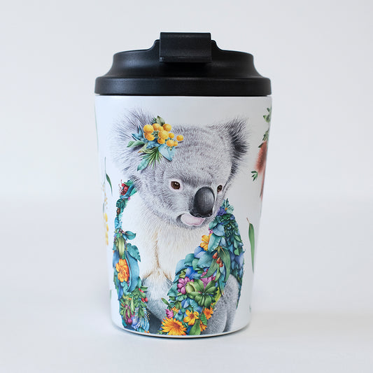 Double Wall Insulated Travel Cup – Koala Portrait