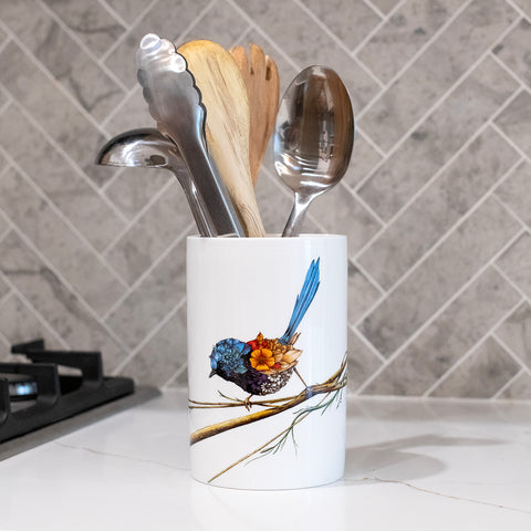 Limited Edition Vase – Variegated Fairy-wren
