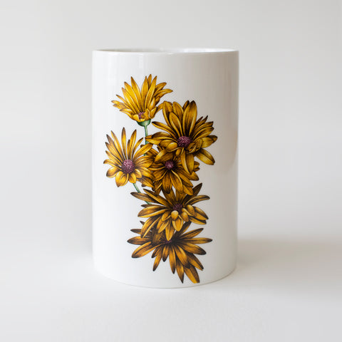 Limited Edition Vase – Sulphur-crested Cockatoo