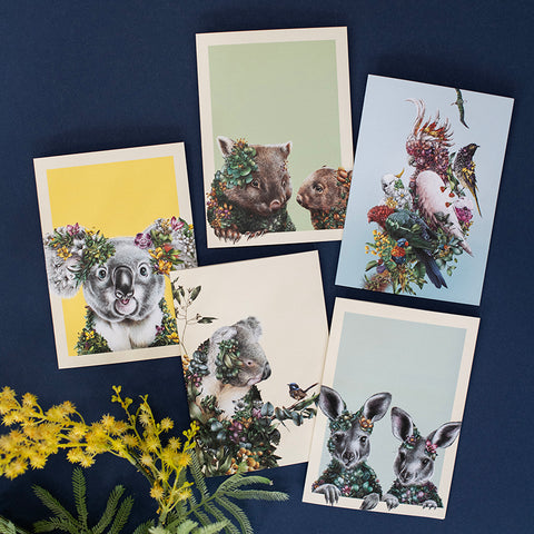 Greeting Cards – Wildlife of Australia (Set of 5)