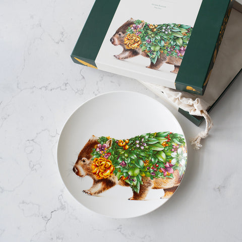 Plate 20cm – Wombat Bushwalk