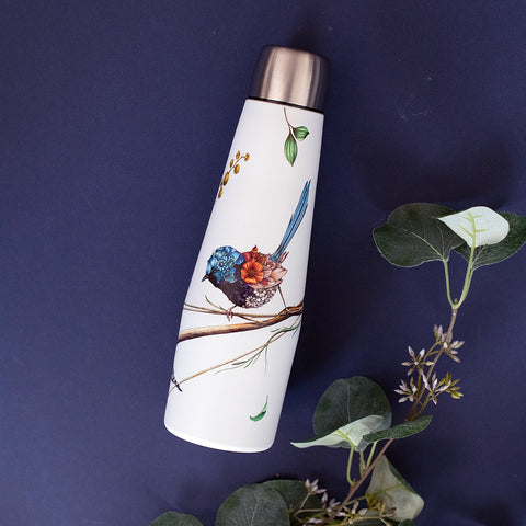 Double Wall Insulated Drink Bottle 550ml – Variegated Fairy-wren