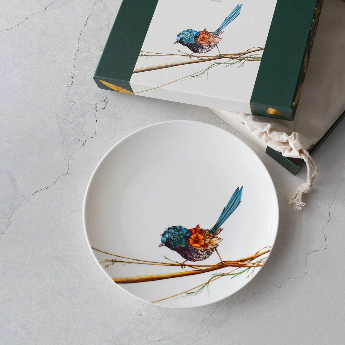 Plate 20cm – Variegated Fairy-wren