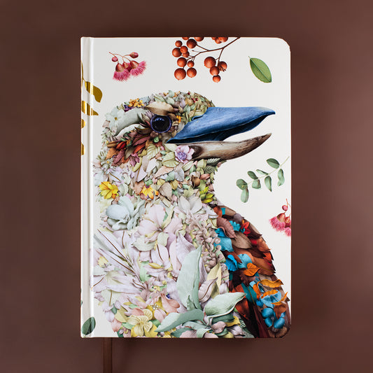 Hard Cover Writing Journal – Kookaburra Portrait