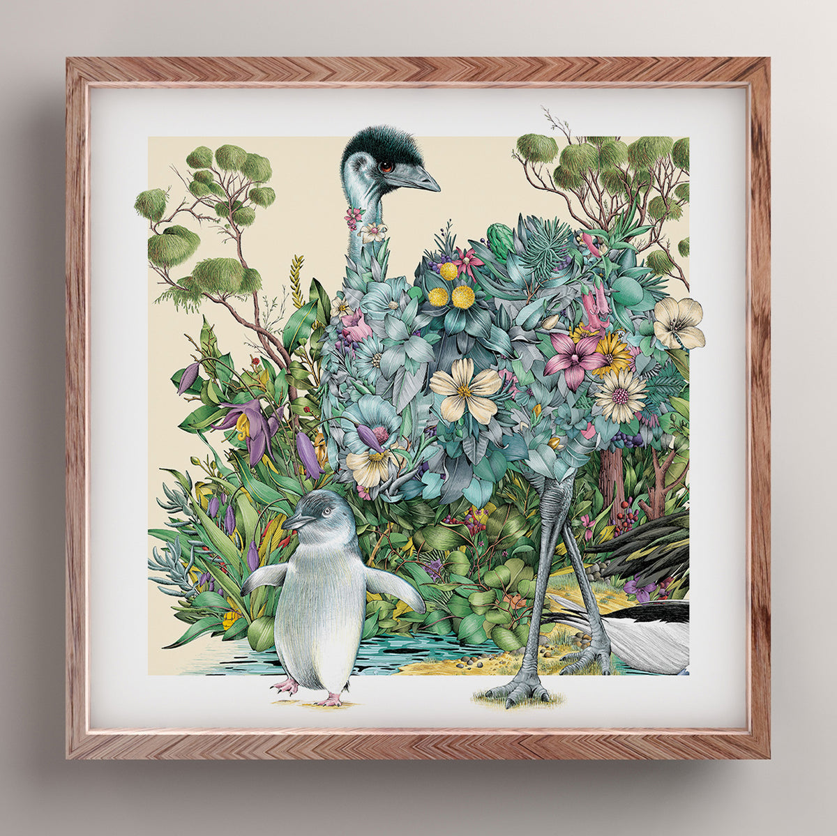 Elegant Emu - Giclée Print