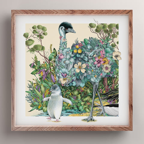 Elegant Emu - Giclée Print