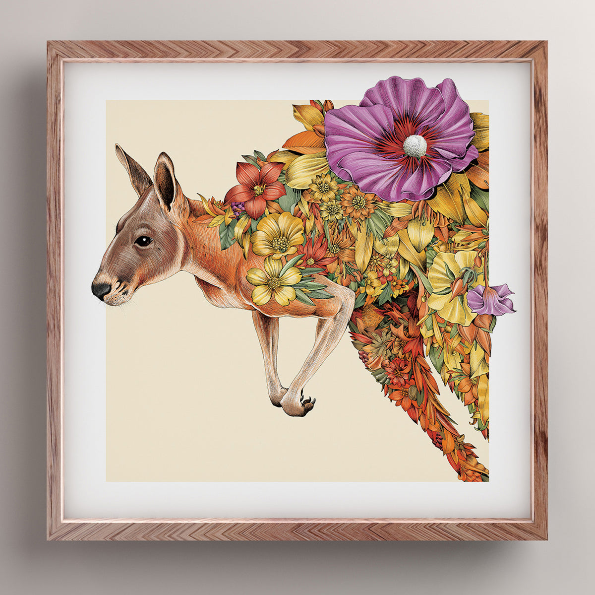 Rapid Red Kangaroo - Giclée Print