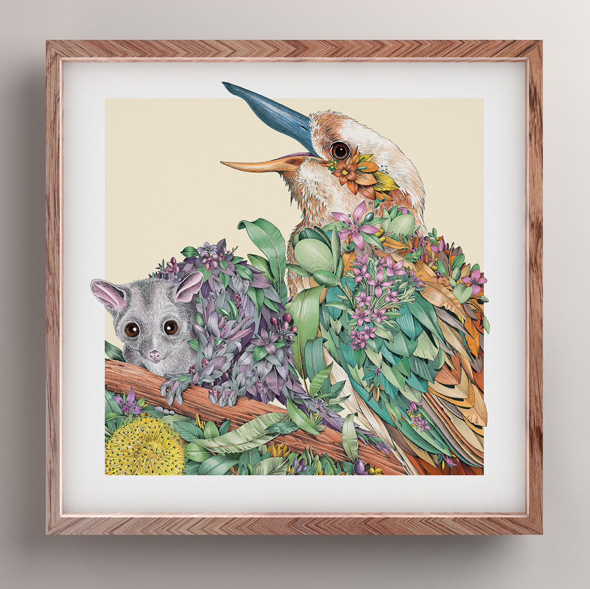 Cackling Kookaburra - Giclée Print