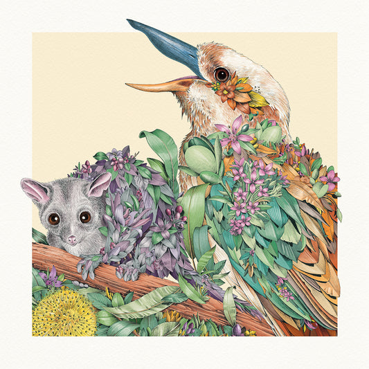 Cackling Kookaburra - Giclée Print