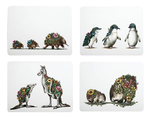 Placemat Set of 4 – Australian Families