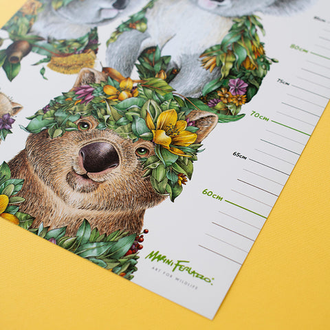 Height Chart – Australian Wildlife