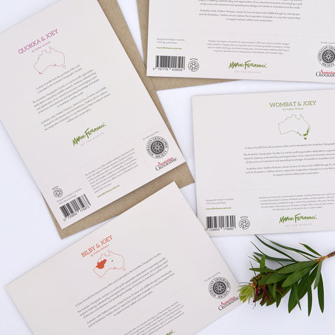 Australian Families - Greeting Card Set