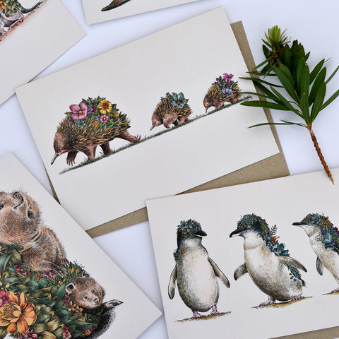Australian Families - Greeting Card Set