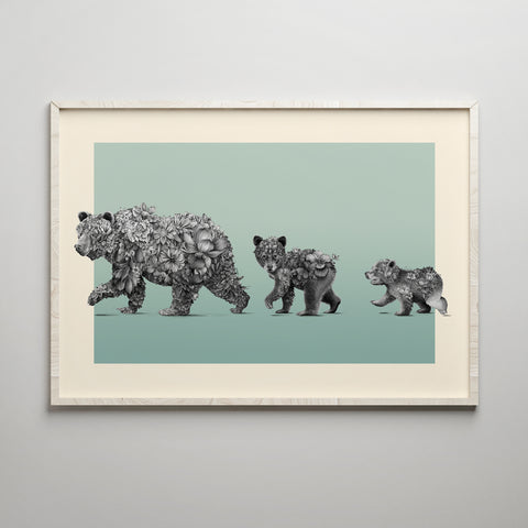 Bear & Cubs – Special Edition Print