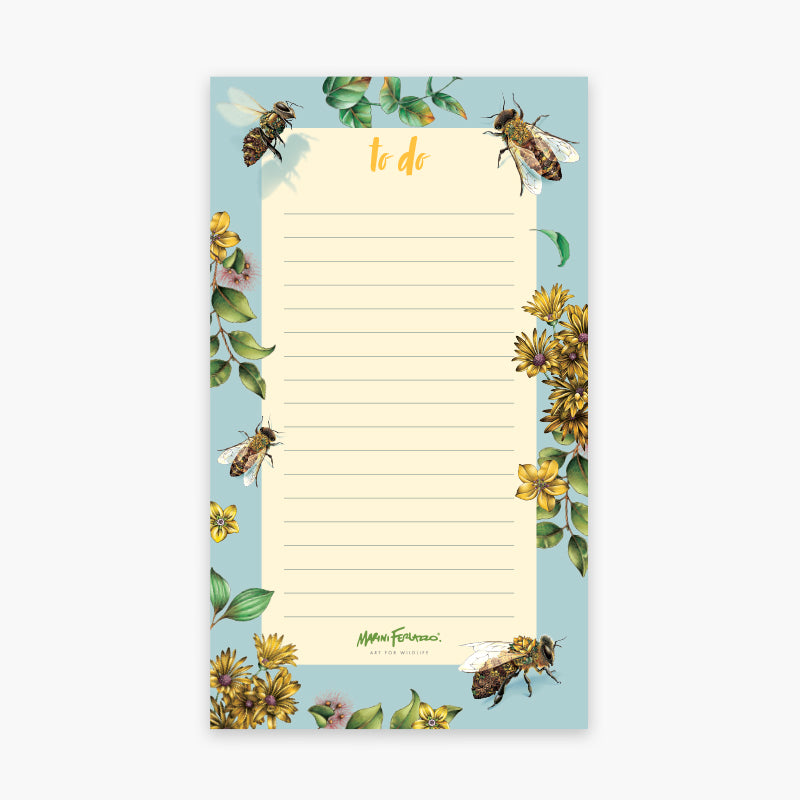 Lined Notepad – Honey Bees