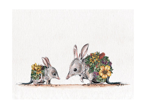 Bilby & Joey - Tea Towel