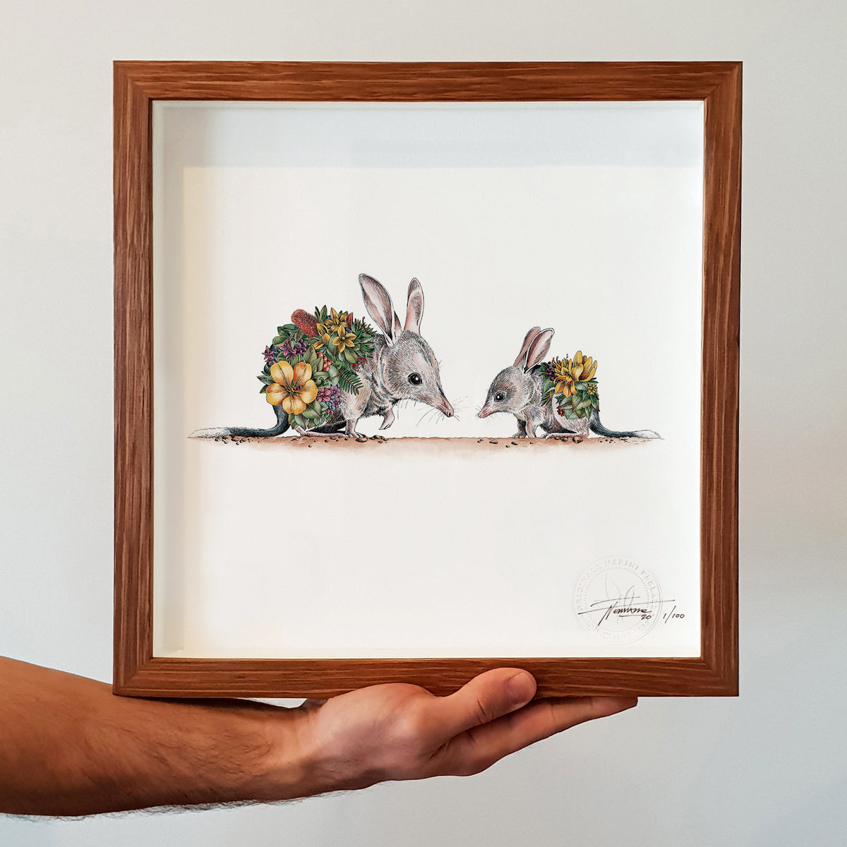 Bilby & Joey - Giclée Print