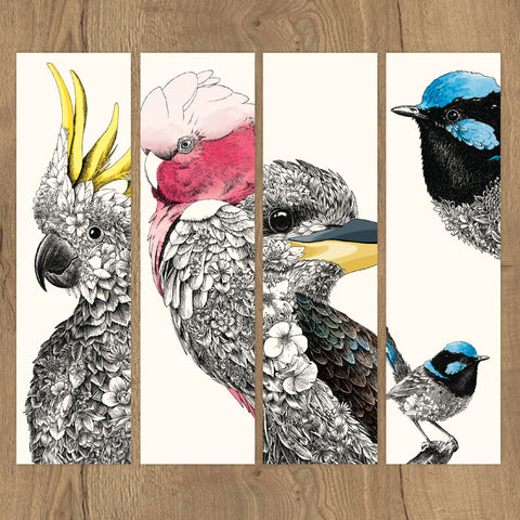 Birds of Australia - Bookmark Set of 12