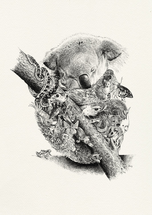 Buddha of the Bush - Giclée Print