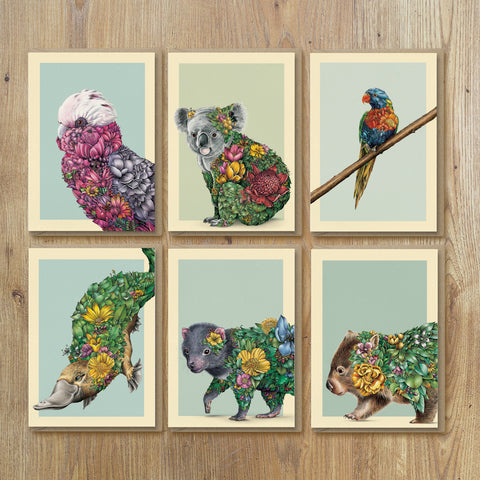 Greeting Card Set – Bushwalk