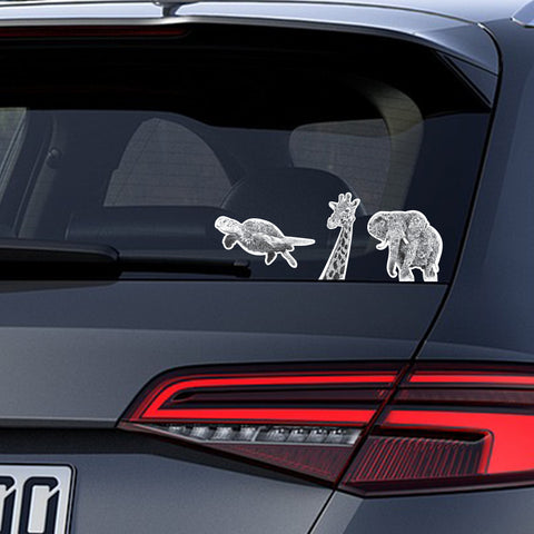African Elephant - Vinyl Sticker