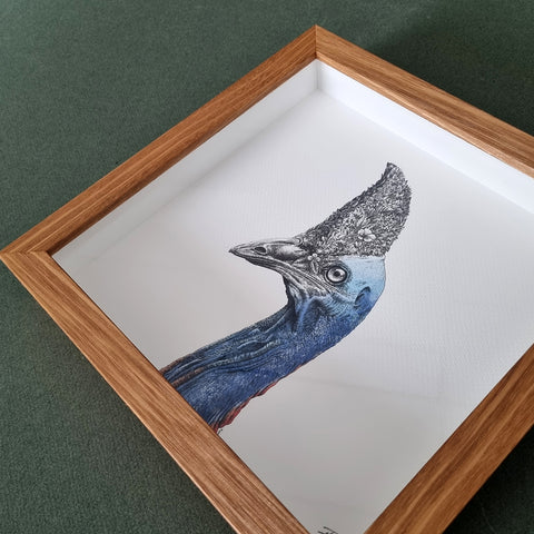 Cassowary – Framed Print