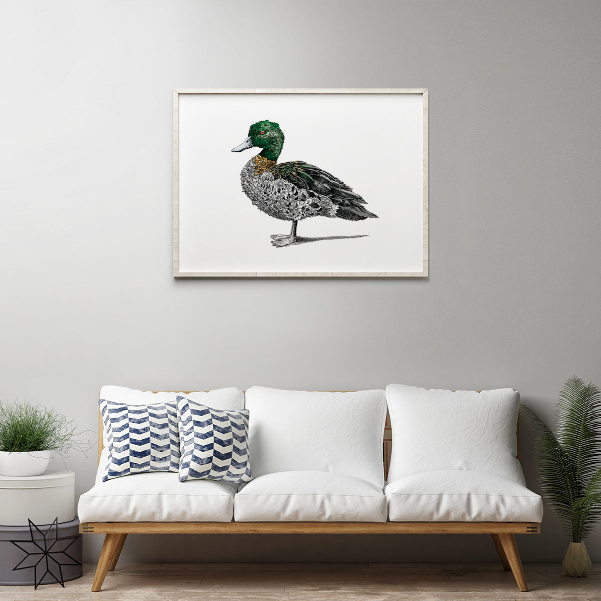 Chestnut Teal Duck - Giclée Print