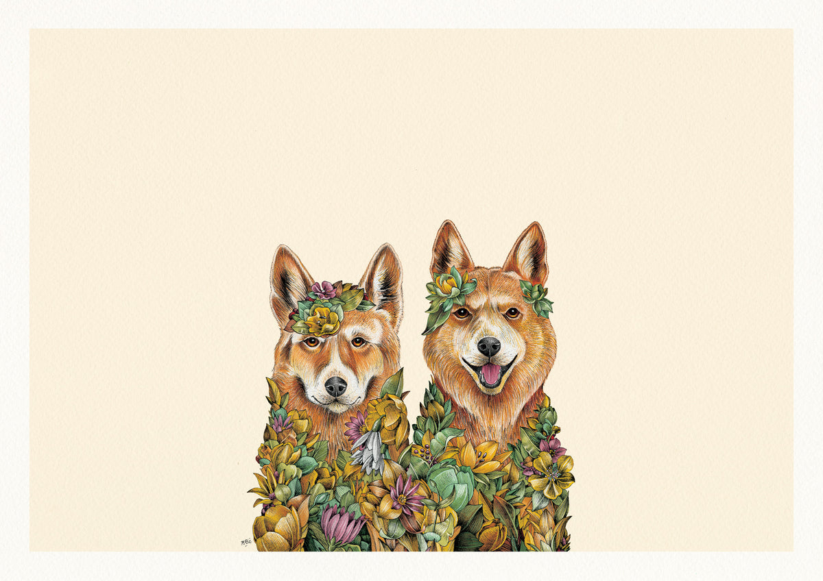 Dingo Family - Giclée Print