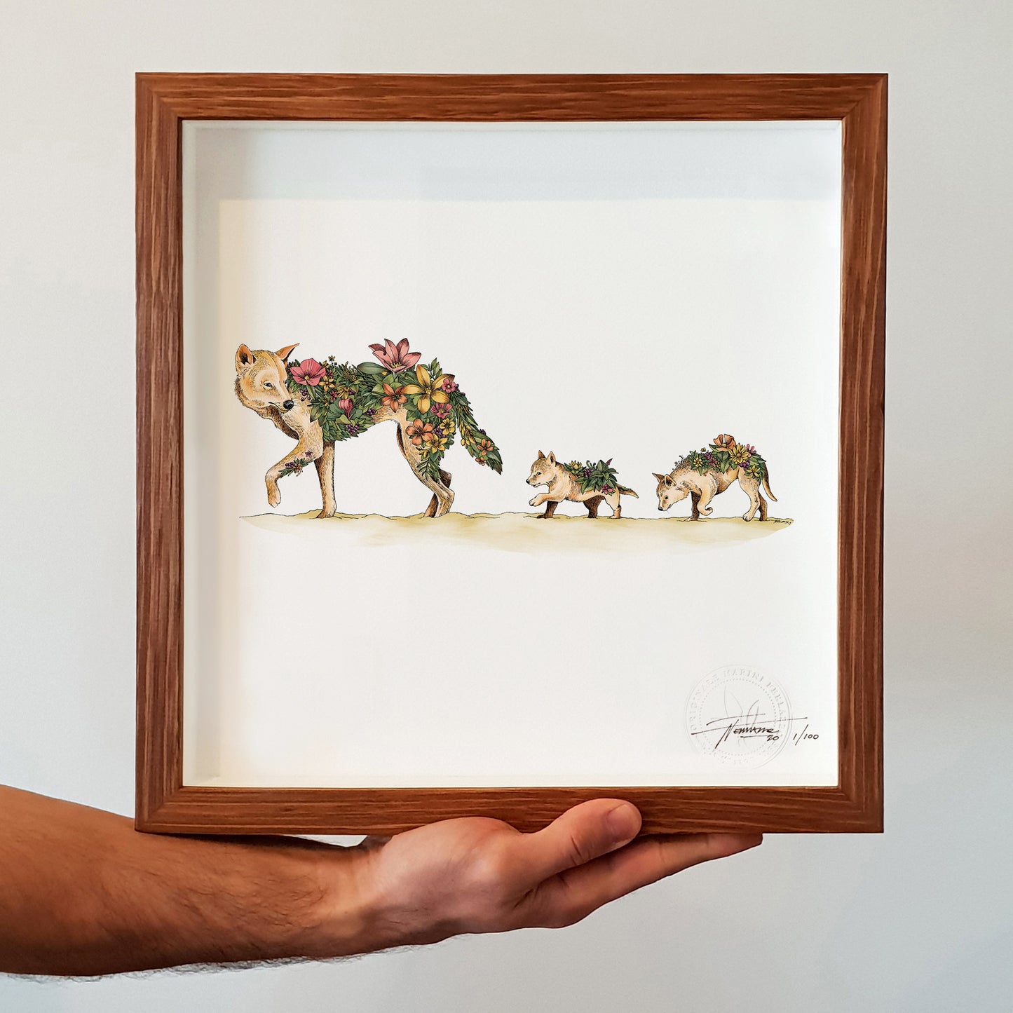 Dingo & Pups - Giclée Print
