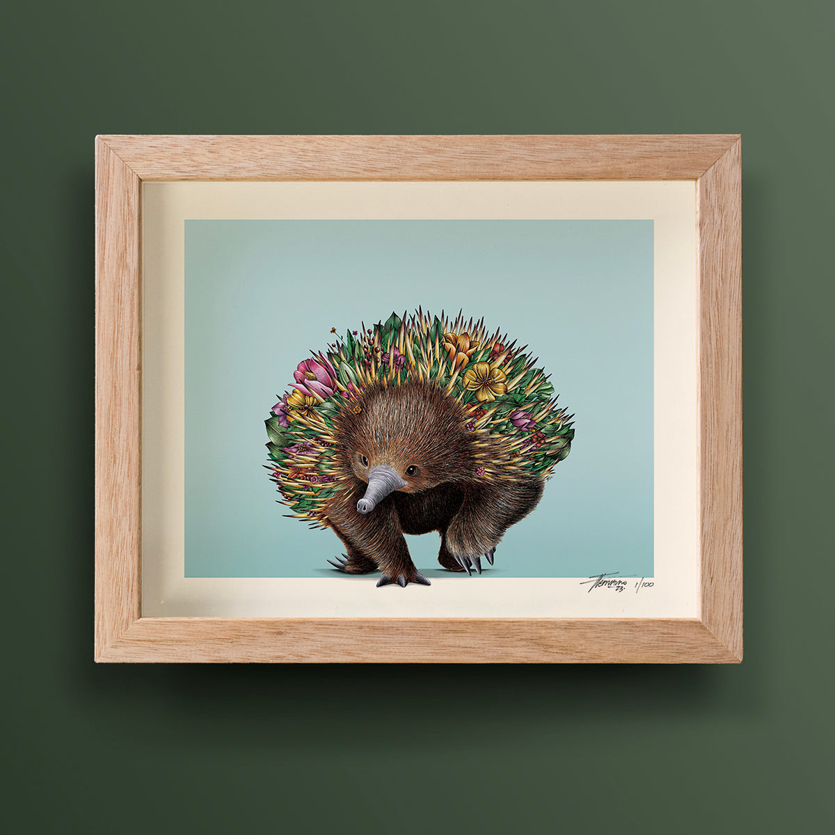 Echidna Bushwalk - Giclée Print