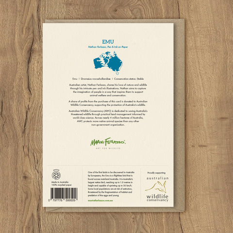 Emu - Greeting Cards