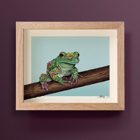 Frog Bushwalk - Giclée Print