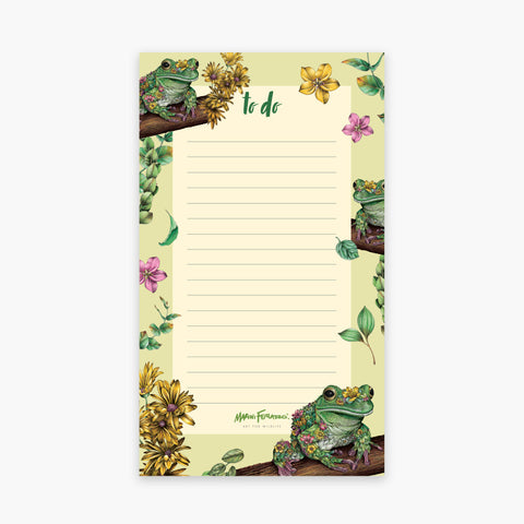 Lined Notepad – Frog