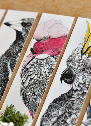 Birds of Australia - Bookmark Set of 12