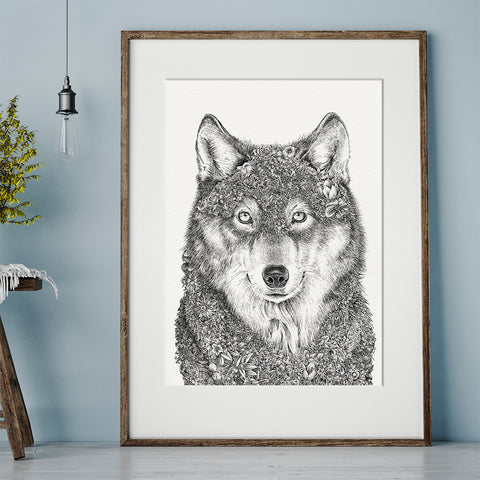 Gray Wolf - Giclée Print