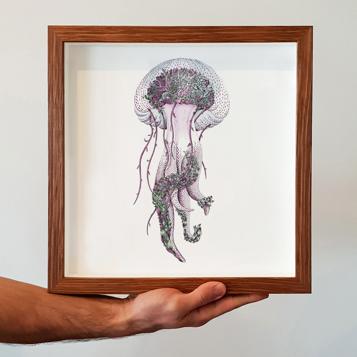 Mauve Jellyfish - Giclée Print