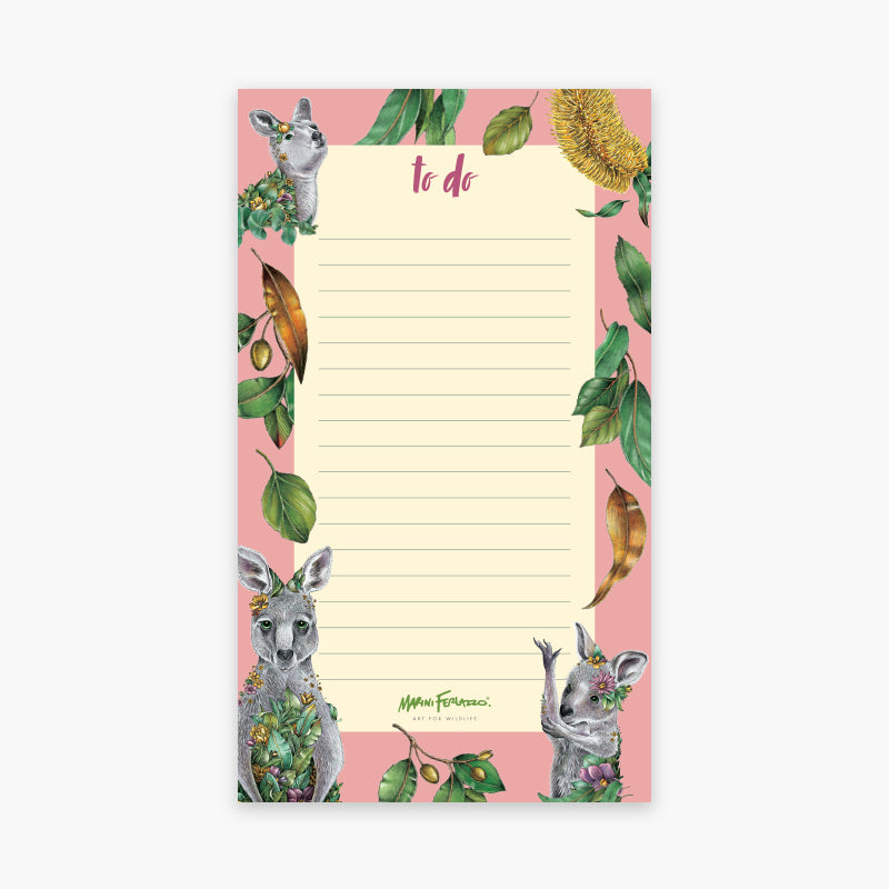 Lined Notepad – Kangaroo