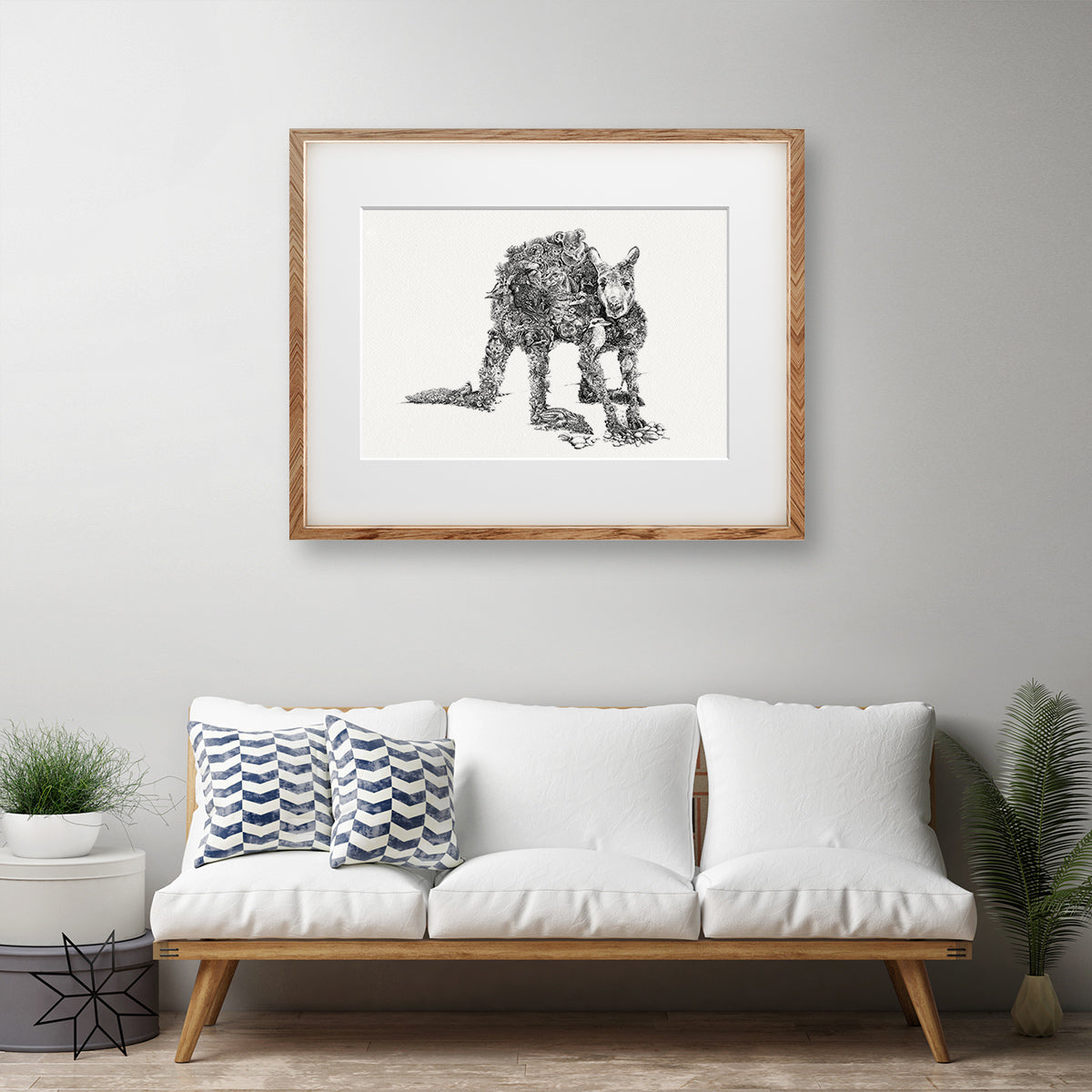 Red Kangaroo / Australia - Giclée Print
