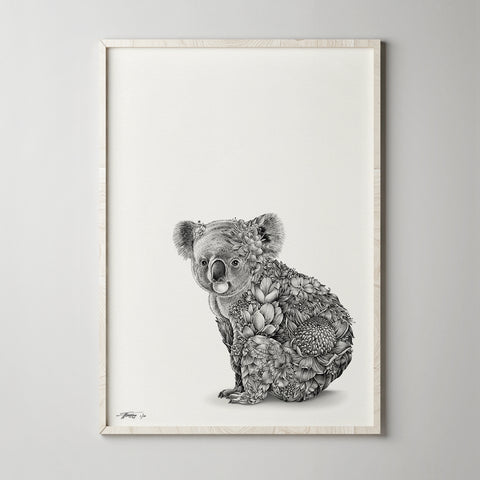 Koala Bushwalk - Giclée Print