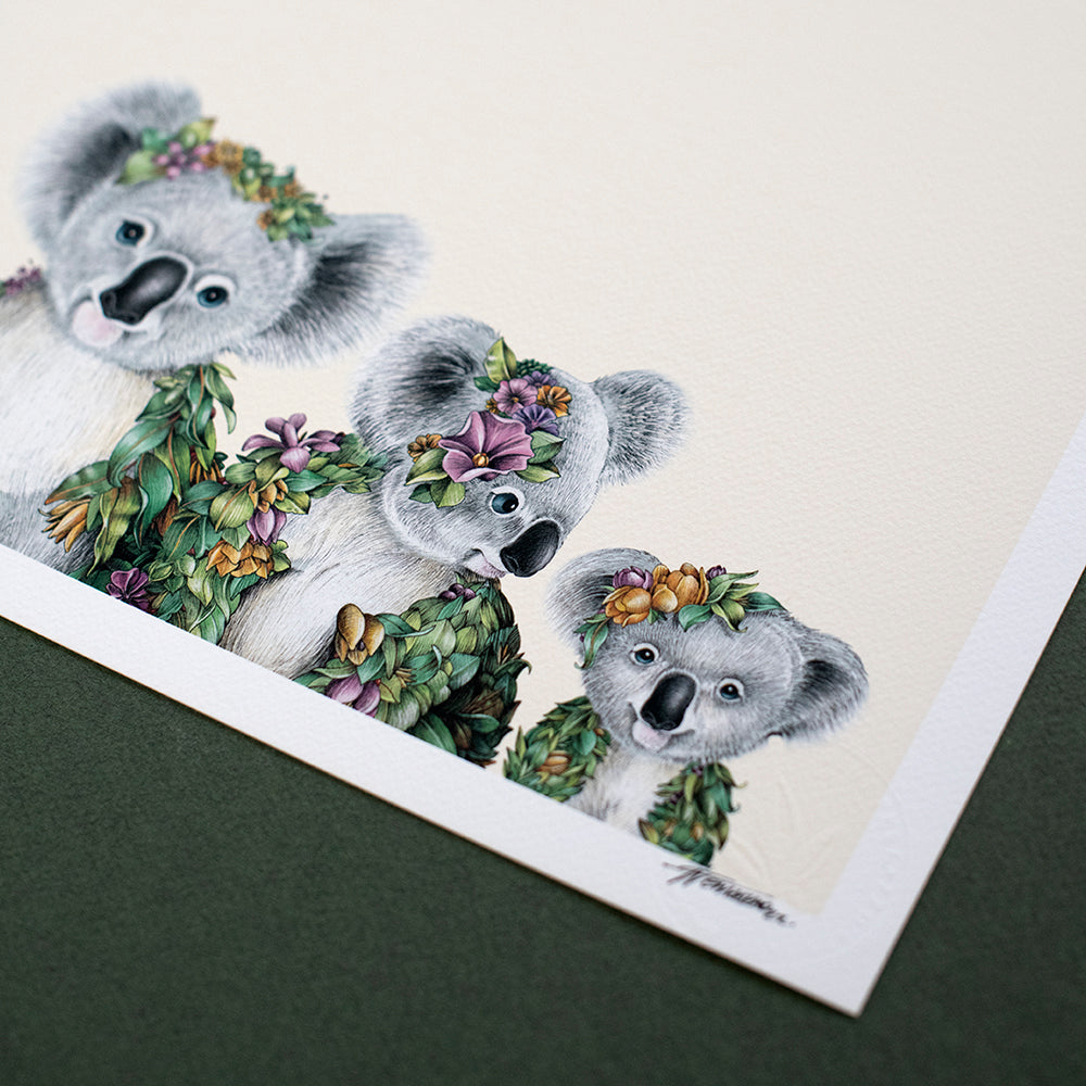 Koala Family - Giclée Print