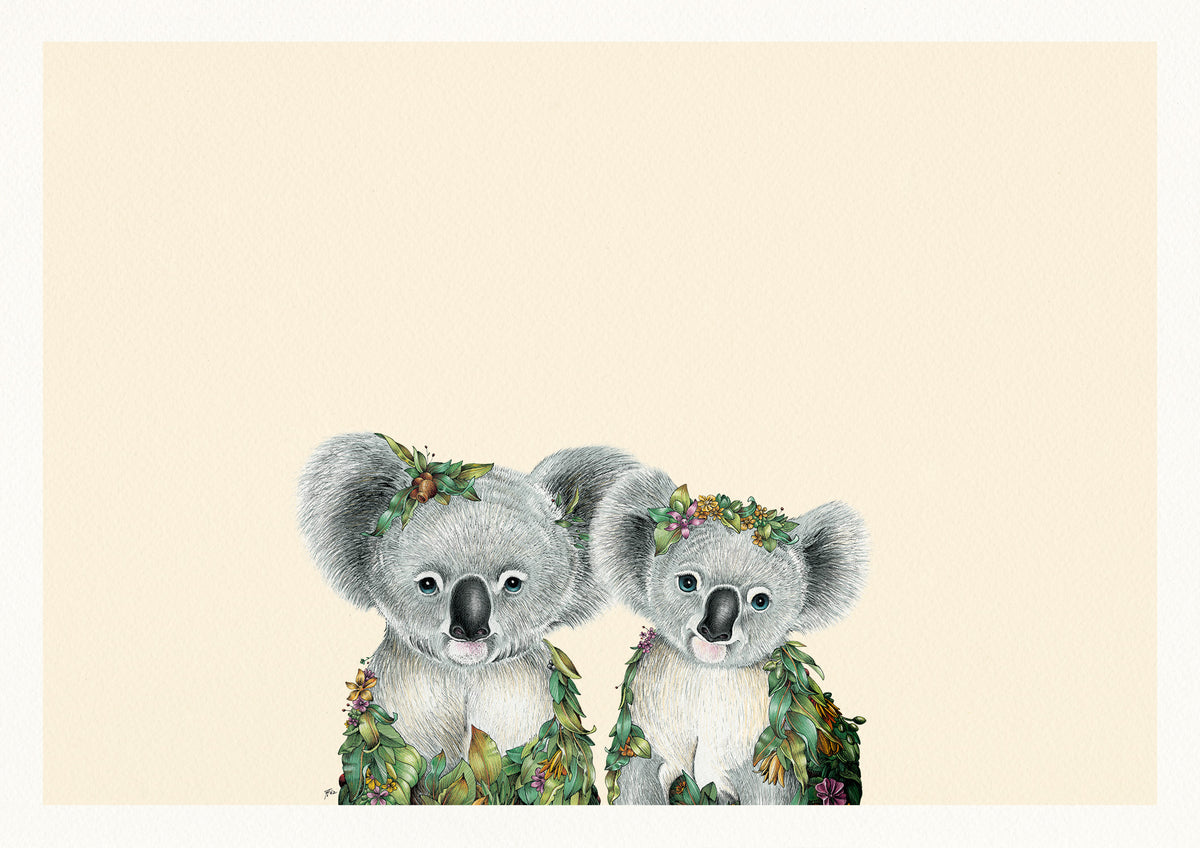 Koala Family - Giclée Print