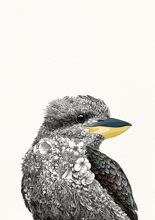 Laughing Kookaburra - Giclée Print