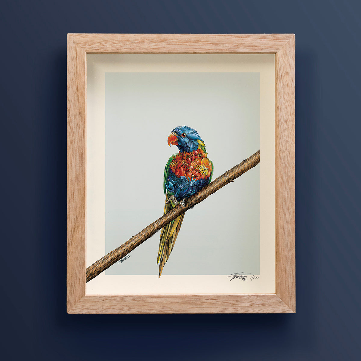 Rainbow Lorikeet - Giclée Print