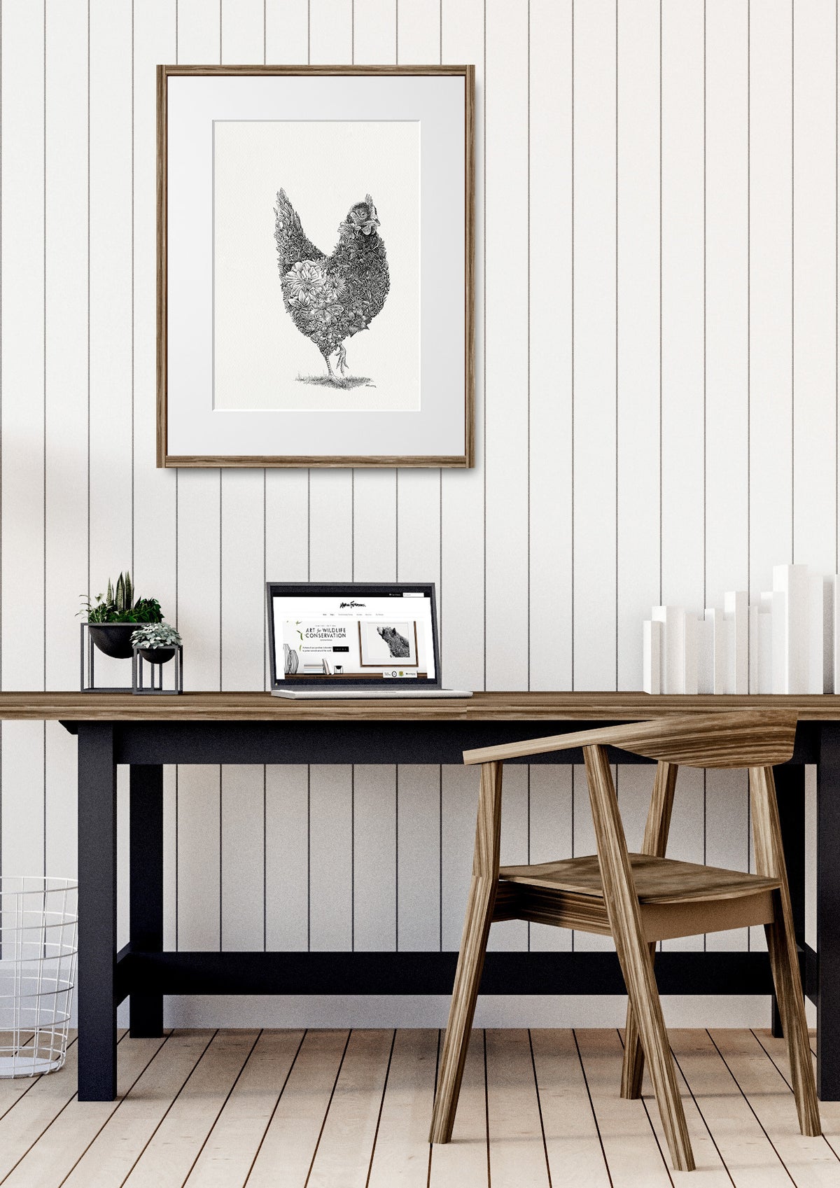 Little Miss Sunshine (chicken) - Giclée Print