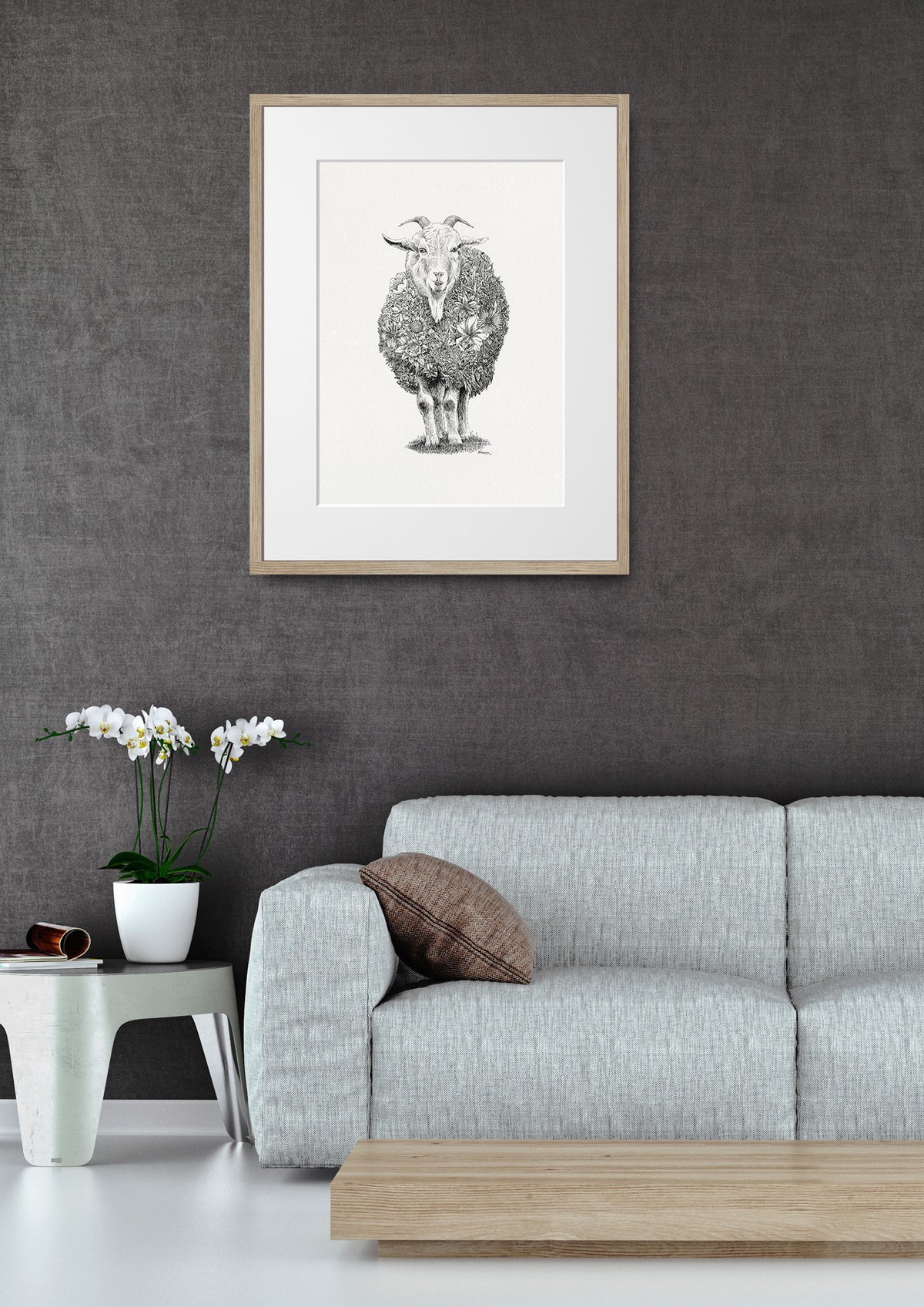Miss Chief (goat) - Giclée Print