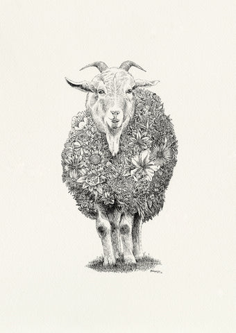 Miss Chief (goat) - Giclée Print