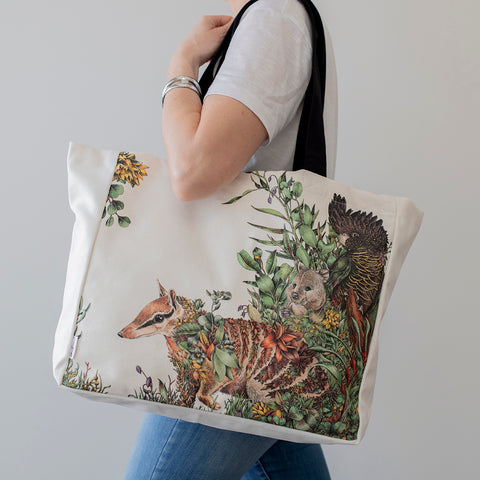 Rapid Red Kangaroo - Tote Bag