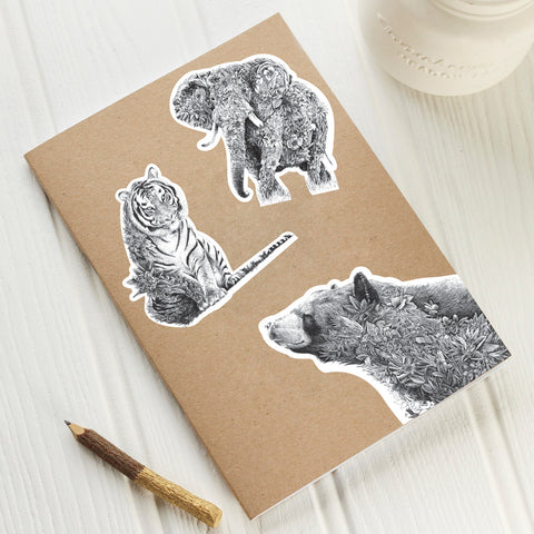 African Elephant - Vinyl Sticker
