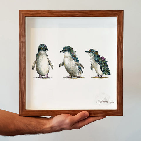 Penguin Parade - Giclée Print