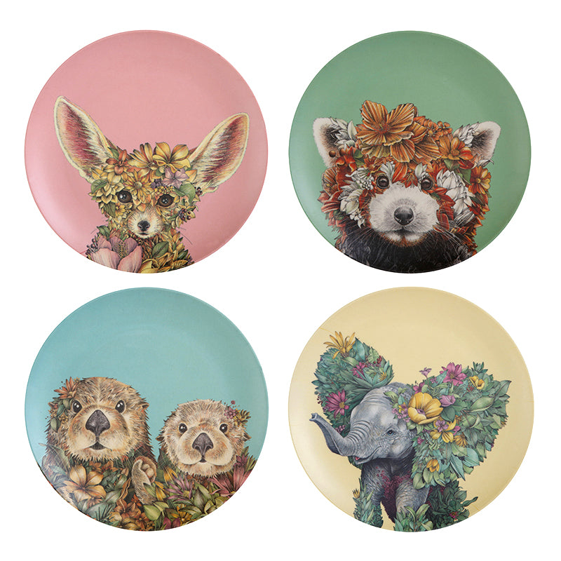 Wild Planet – Bamboo Plate Set of 4